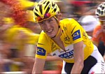 Andy Schleck pendant la douzime tape du Tour de France 2010